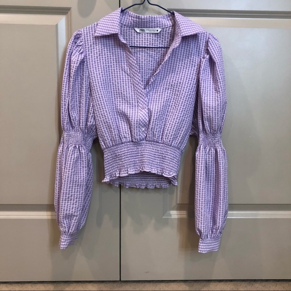 Cropped plaid top - Picture 4 of 5